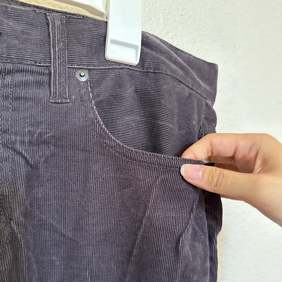 Club Monaco Brown Corduroy Slim Straight Leg Women’s Jeans Pants Casual size 32 - Picture 3 of 7